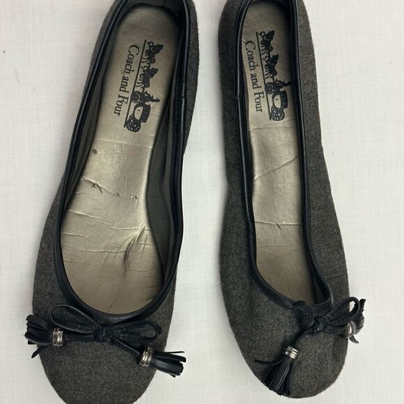 Coach and Four Womens Shoes sz 7 and black ballet flats - Picture 2 of 9